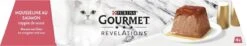 Gourmet Revelations Mousse - Kattenvoer Natvoer - Zalm - 24 X 57 G -Huisdierbenodigdheden 1200x225 1