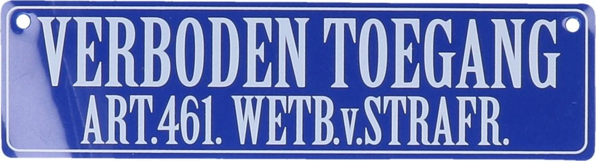 Merkloos Tuinset Tuin Kamer Ingang Auto Boot Bordje “Verboden Toegang” - Flexibel Pvc - 26 X 7 Cm 2 Merkloos Tuinset Tuin Kamer Ingang Auto Boot Bordje “Verboden Toegang” - Flexibel Pvc - 26 X 7 Cm - Afbeelding 2