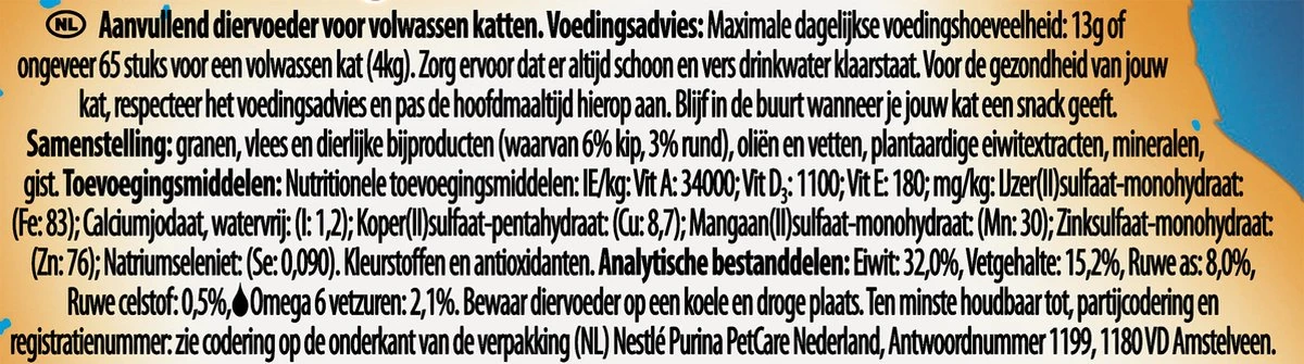 Felix Crispies - Kattensnacks Rund & Kip - 8 X 45g 3 Felix Crispies - Kattensnacks Rund & Kip - 8 X 45g - Afbeelding 3