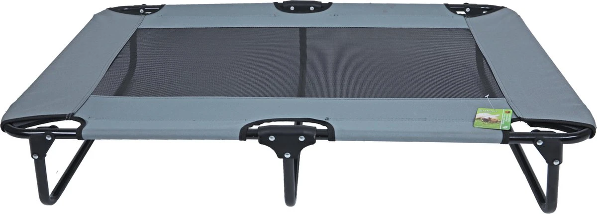 Hondenbed - Honden Stretcher - Opvouwbaar Hondenbed - Kleur: Grijs - Afmetingen: 106x60x21,5 Cm 5 Hondenbed - Honden Stretcher - Opvouwbaar Hondenbed - Kleur: Grijs - Afmetingen: 106x60x21,5 Cm - Afbeelding 5