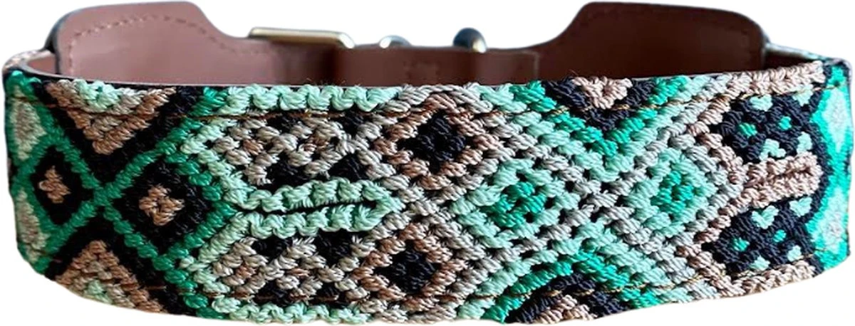 Hondenhalsband - Aqua - XL ( Nekomvang 53 - 63 Cm ) 1 Hondenhalsband - Aqua - XL ( Nekomvang 53 - 63 Cm )