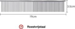 Merkloos Anti-Klit- Kam - Haarverwijderaar Voor Huisdieren - Pijnloos - Roestvrijstaal - Huisdiervriendelijk -Huisdierbenodigdheden 1200x468