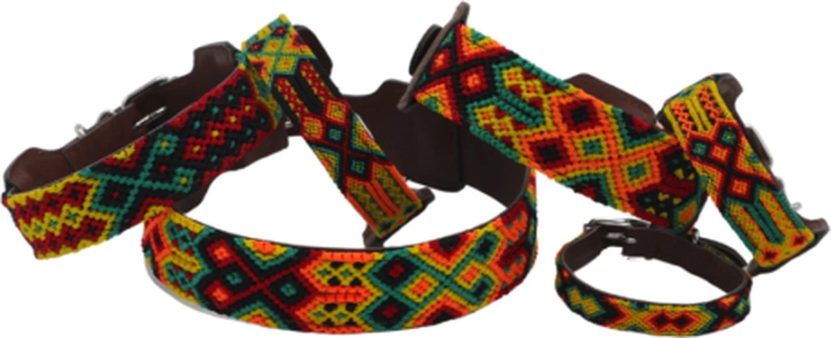 Hondenhalsband - Reggae - XL ( Nekomvang 53 - 63 Cm ) 2 Hondenhalsband - Reggae - XL ( Nekomvang 53 - 63 Cm ) - Afbeelding 2
