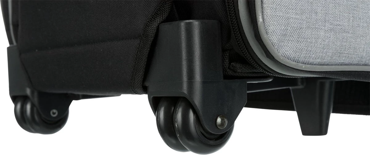 Trixie Reismand Trolley Zwart / Grijs - 36X27X50 CM 12 Trixie Reismand Trolley Zwart / Grijs - 36X27X50 CM - Afbeelding 12