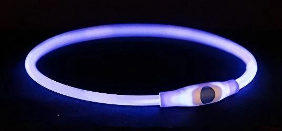 Trixie Halsband Usb Flash Light Lichtgevend Oplaadbaar Tpu Blauw - 40X0.8 CM 7 Trixie Halsband Usb Flash Light Lichtgevend Oplaadbaar Tpu Blauw - 40X0.8 CM - Afbeelding 7