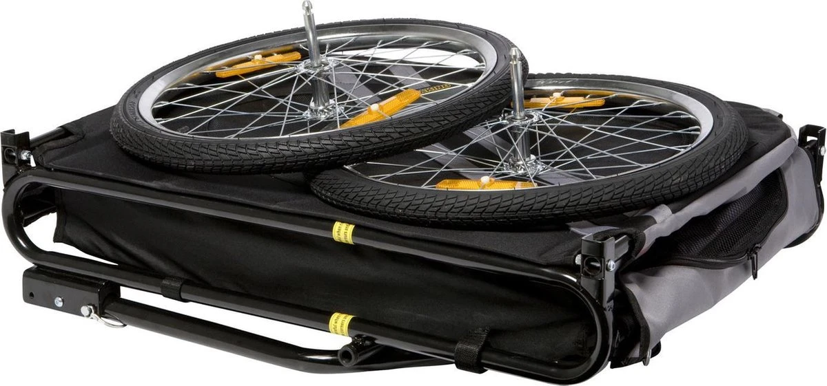 Flamingo Doggy Liner Economy - Hondenfietskar - Grijs/Zwart 7 Flamingo Doggy Liner Economy - Hondenfietskar - Grijs/Zwart - Afbeelding 7