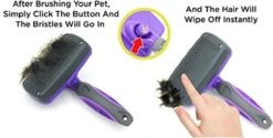 Buxibo Ondervacht Borstel Voor Hond En Kat - Kliksysteem Hondenborstel - Kattenkam - Hondenkam Voor Ondervacht - Klittenkam Voor Honden En Katten - Verwijderd Klitten -Huisdierbenodigdheden 1200x608