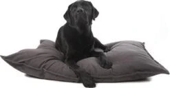 Lex & Max Tivoli - Losse Hoes Voor Hondenkussen - Rechthoek - Antraciet - 100x70cm -Huisdierbenodigdheden 1200x621 2