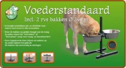 H-Standaard Inclusief Roestvrijstalen Voerbakken - 24 Cm 9 H-Standaard Inclusief Roestvrijstalen Voerbakken - 24 Cm -Huisdierbenodigdheden 1200x645 3