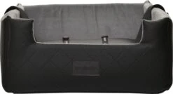 Mia Lux - Autostoel Voor Hond - 57x50cm - Wasbaar - Hondenmand Auto - Handgemaakt - Zwart