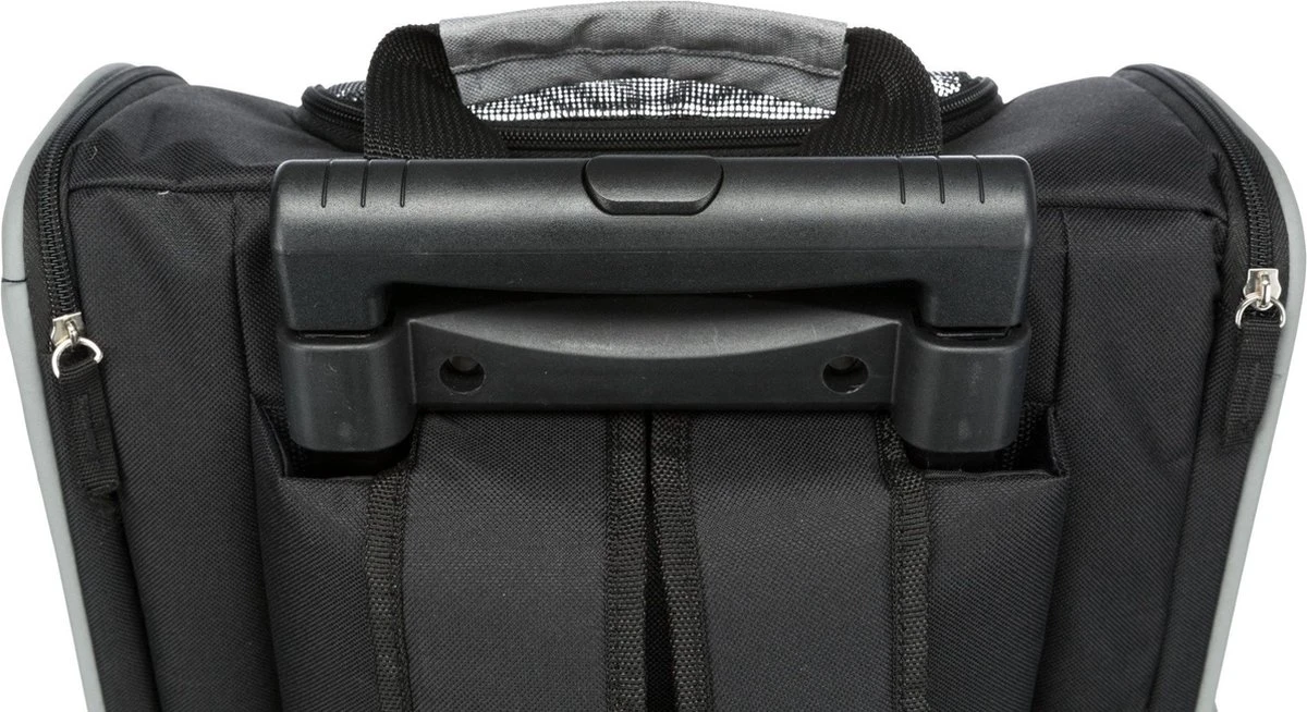 Trixie Reismand Trolley Zwart / Grijs - 36X27X50 CM 14 Trixie Reismand Trolley Zwart / Grijs - 36X27X50 CM - Afbeelding 14