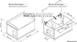 WONDERMAKE® Grote Kattenkast Houten Voor Kattenbak-box Kattentoilet, XL-kattenbak Dressoir Kastje, Designer Kattenhuis Met Kattenhol Kattenmand, Kasten Kast Voor Badkamer, 73,5 X 51,5 X 57 Cm, Wit 14 WONDERMAKE® Grote Kattenkast Houten Voor Kattenbak-box Kattentoilet, XL-kattenbak Dressoir Kastje, Designer Kattenhuis Met Kattenhol Kattenmand, Kasten Kast Voor Badkamer, 73,5 X 51,5 X 57 Cm, Wit -Huisdierbenodigdheden 1200x663 2