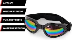 Hondenbril - Zonnebril Hond - Honden Zonnebril - Zwart - UV Werend -Huisdierbenodigdheden 1200x664 1