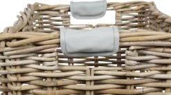 Basil Dorset Fietsmand L - Voor - Rotan - Grijs - Large -Huisdierbenodigdheden 1200x672