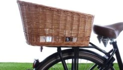 Basil Pasja Hondenfietsmand L - Achter - Riet - Inclusief Bevestigingssysteen - Large - Bruin - 50 Cm -Huisdierbenodigdheden 1200x685