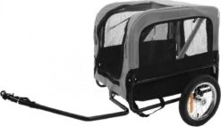 Flamingo - Hondenfietskar Doggy Liner Romero - Zwart - 60 X 43 X 51 Cm -Huisdierbenodigdheden 1200x688