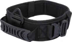 Always Prepared © Pro K9 Halsband Hond - Hals 35-75 CM - Hondenhalsband - Geschikt Voor Iedere Hondenriem - Voor Middel En Grote Honden - Best Getest 2022 - 450KG Anti Trek Test - One Size Zwart