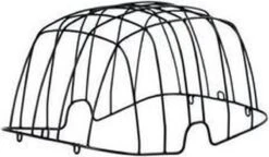 Basil Buddy Space Frame Draadkoepel - Staal - Zwart