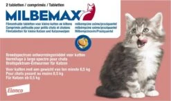 Elanco Milbemax Kitten & Kat - Anti Wormenmiddel - 2 Tab 0.5 Tot 2 Kg