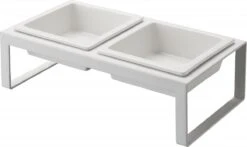 Yamazaki Tower Dierenvoerbakjes - Wit -Huisdierbenodigdheden 1200x716 4