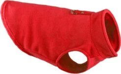 Merkloos Fleece Hondentrui | Fleecevest Hond| Aanlijn Ring| Hondenjas| Rood| Maat M|