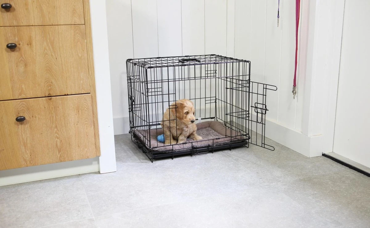 Adori Hondenbench - Zwart - M - 76 X 48 X 54 Cm 8 Adori Hondenbench - Zwart - M - 76 X 48 X 54 Cm - Afbeelding 8