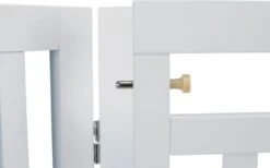 Trixie Hondenhek Met Deur Wit - 60-160 X 81 CM -Huisdierbenodigdheden 1200x747