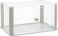 Merkloos Puppyren - Hondenbench - Grijs - 113 X 79 X 60 Cm -Huisdierbenodigdheden 1200x750 2