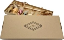 GIZMO Luxe Kattenspeeltjes Set - 7 Speeltjes - Interactieve Kattenhengel, Kattenspeelgoed & Speelmuisjes - Kitten Speeltjes -Huisdierbenodigdheden 1200x753 7