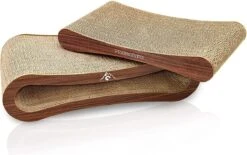 Pfotenolymp® Premium Krabplank / Krablounge Voor Katten - Krabplank / Kattenkrabplank - Krabplank Met Golfkarton & Kattenkruid - Krablounge Voor Katten