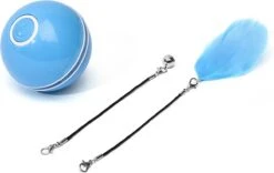 Otiume Elektrische Speelbal - Slimme Interactieve Zelfrollende Bal - Speelgoed Voor Katten - Kattenspeelgoed - Blauw -Huisdierbenodigdheden 1200x758 5