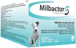 Milbactor Voor Kleine Honden En Pups - 4 Tabletten
