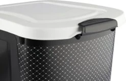 Rotho Archie - Voedselopslag / Voerbak Met Deksel Van 38 Liter - Zwart - BPA-vrij -Huisdierbenodigdheden 1200x766 5