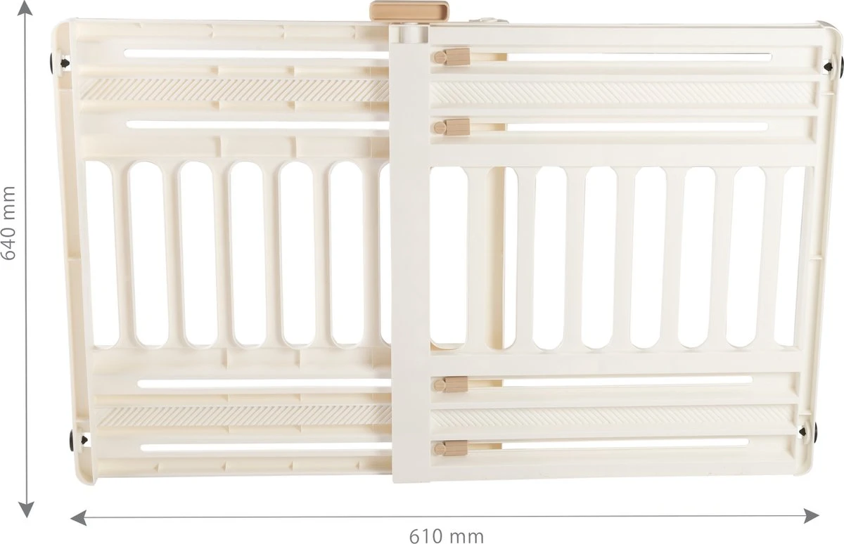 Iris Ohyama Huisdier Bariere PBR-600 - Kunststof - Wit/Beige - Uitschuifbaar 7 Iris Ohyama Huisdier Bariere PBR-600 - Kunststof - Wit/Beige - Uitschuifbaar - Afbeelding 7
