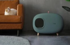 MakeSure Kattenbak Met Lade - Groen - 60 X 38 X 45 Cm - Design -Huisdierbenodigdheden 1200x778 4