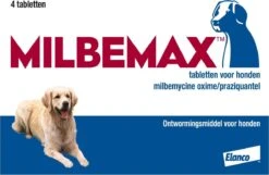 Milbemax Grote Hond 2x2 Tabletten - 1 ST à 2 X 2 TABL -Huisdierbenodigdheden 1200x782
