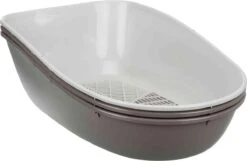 Trixie Berto Kattenbak Overdekt Met Zeef Scheidingssysteem Taupe - 59X39X42 CM -Huisdierbenodigdheden 1200x782 9