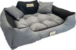 KingDog - Groot Honden- En Kattenbed 75 X 65 | Donkergrijs - Maat M -Huisdierbenodigdheden 1200x785 5