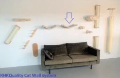 RHRQuality Wandmeubel Wandmontage Klimmuur Kat 53 X 43cm Luxe Hangmat XXL Creme Klim Wand Muur Krabpaal Katten Muurbevestiging -Huisdierbenodigdheden 1200x786 7