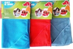 Dierenhanddoek Microvezel - Honden En Katten - Incl. Handvatten - 40x60 Cm - Lichtblauw -Huisdierbenodigdheden 1200x800 18