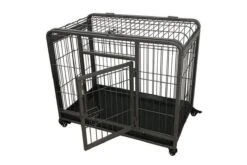 Topmast Heavy Duty Hondenbench Opvouwbaar 123L× 75W × 81H CM + Wielen -Huisdierbenodigdheden 1200x800 250