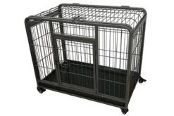 Topmast Heavy Duty Hondenbench Opvouwbaar 123L× 75W × 81H CM + Wielen -Huisdierbenodigdheden 1200x800 251