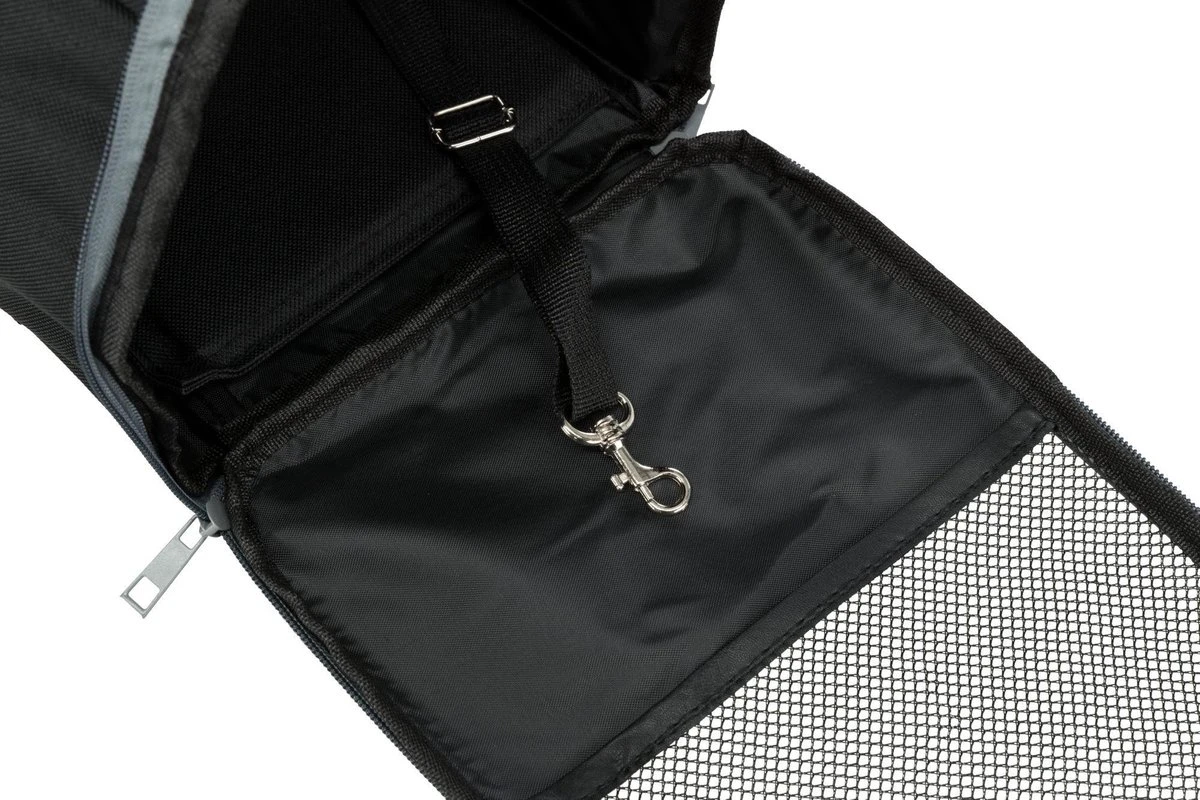 Trixie Rugzak Connor Tot 8 Kg Zwart / Grijs - 42X21X29 CM 2 Trixie Rugzak Connor Tot 8 Kg Zwart / Grijs - 42X21X29 CM - Afbeelding 2