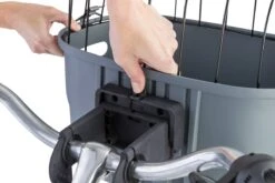 Trixie Stuur-Fietsmand Kunststof Grijs - 42X30X39 CM TOT 5 KG -Huisdierbenodigdheden 1200x800 79