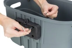 Trixie Stuur-Fietsmand Kunststof Grijs - 42X30X39 CM TOT 5 KG -Huisdierbenodigdheden 1200x800 82