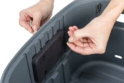 Trixie Stuur-Fietsmand Kunststof Grijs - 42X30X39 CM TOT 5 KG -Huisdierbenodigdheden 1200x800 83