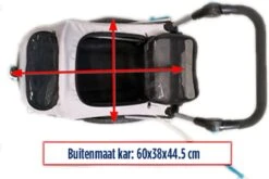 Trixie Hondenfietskar Opvouwbaar Grijs 74 X 58 X 93 Cm -Huisdierbenodigdheden 1200x801 9