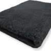 Topmast Vetbed - Antislip Hondendeken - Benchmat -puppykleed Dierenmat - Zwart Effen - 150 X 100 CM - Machine Wasbaar