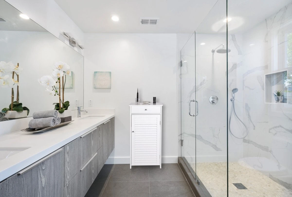 WONDERMAKE® Grote Kattenkast Houten Voor Kattenbak Kattentoilet, XL-kattenbak Dressoir Kastje Met Schuiflade, Designer Kattenhuis Met Kattenhol Kattenbakkast, Kasten Kast Voor Katten Binnen Hoog, 51 X 46 X 96 Cm, Wit 6 WONDERMAKE® Grote Kattenkast Houten Voor Kattenbak Kattentoilet, XL-kattenbak Dressoir Kastje Met Schuiflade, Designer Kattenhuis Met Kattenhol Kattenbakkast, Kasten Kast Voor Katten Binnen Hoog, 51 X 46 X 96 Cm, Wit - Afbeelding 6