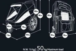 InnoPet Hercules 2.0 - Hondenbuggy – Incl. Regenhoes - 100x78x96cm -Huisdierbenodigdheden 1200x815 5
